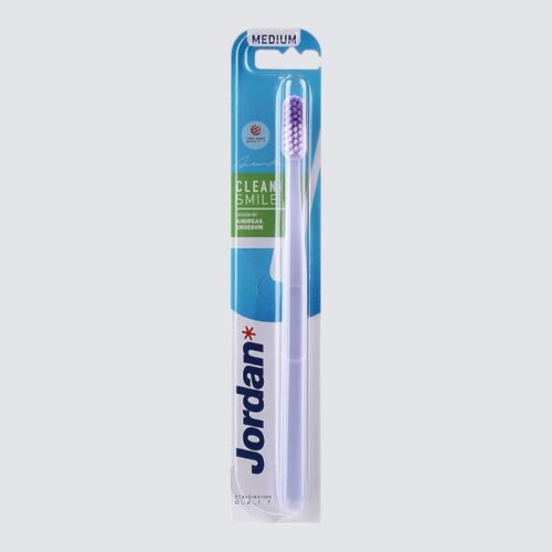 01. Clean Smile Medium Toothbrush with lilac Color