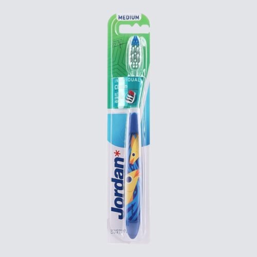 01. Individual Clean Medium Toothbrush Blue Color With Fish